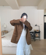 Autumn Suede Collar Jacket
