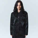 MATT VINTAGE LEATHER MIDI JACKET_BLACK