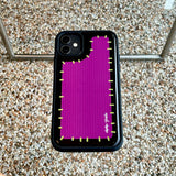 カラーポケット (pink) スマホケース (epoxy bumper)