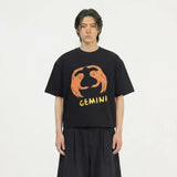 PEANUT STAIN - ワッツユアサインゾディアックジェミニボクシーTシャツ