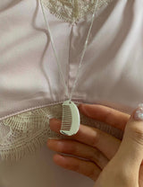 Twinkle mini comb necklace