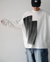 PAINT OVERSIZED FIT LONG SLEEVE T-SHIRT