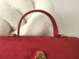 Suede Faux Leather Vintage Tote Cross Bag