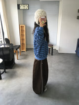 checkered side pants