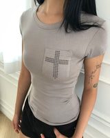 アレムクロスポケット半袖Tシャツ