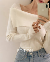 [MADE] Erin off-shoulder knit