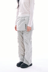 Parkaring layered shirring pants