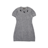 リボンパフニットドレス (2COLORS)