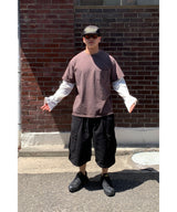 Waffle layered long sleeve tee