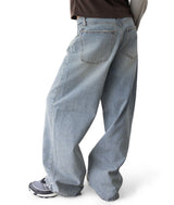 Tendi Fold-Over Wide Jeans