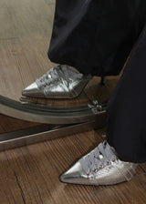 LACE-UP SLINGBACK HEEL