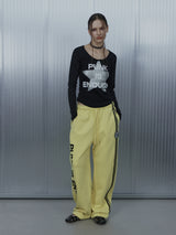 PUNK WAPPEN SWEATPANTS / YELLOW
