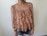 fairy ruffle blouse