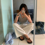 [BELLIDE MADE] Basic round camisole & sleeveless