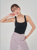 Square sleeveless (black)