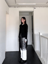 タックチュールメッシュスカート