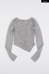 Gemma cut-out knit top