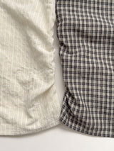 Check Seersucker Blouse