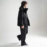 3 Layer Hard Shell Long-Jacket - BLACK