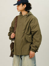 DE Hood Short Fishtail Parka