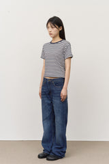 (W) View Striped Top