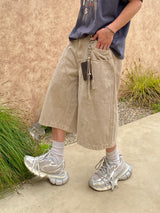 Deep Dying Double Carpenter Bermuda Pants 2C