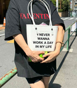 No Work Tote Bag