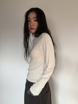 ポルカドットタートルネックロングスリーブ (5color)
