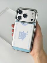 ハウスマグセーフボタンカードポケット(ブルー)
