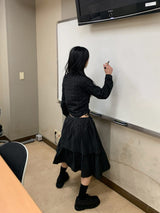 サイドタイチェックシャツ