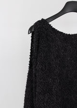 PUFFY CUTOUT KNIT