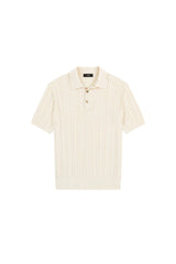 Jacquard Knit Polo Shirt