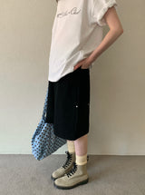 [MADE/XS-XL] 5ポケットバミューダパンツ