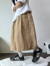 BASIC NYLON フォーマルバミューダ 🖤🩶💛💚4 COLOR
