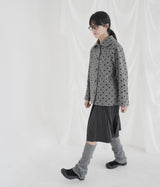 [fiebre] DOT WOOL SHORT COAT
