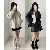 Kara Leather Zip Jacket Jumper