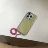 dot silver bumper case [green]