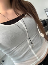 Nomad Ring Leather Necklace
