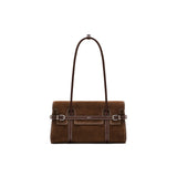 muva. British‑Style Ribbon Cowhide Large‑Capacity Commute Shoulder Bag for Women, 2025 New Arrival Oct 17