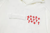 Mavis Cross Patch Hoodie T-shirt