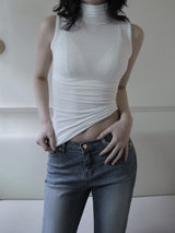 ROLL SLEEVELESS, 3color
