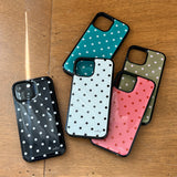 dot epoxy bumper case(white)