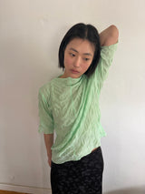 wrinkle sheer top
