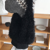 Tela Fur Shoulder Bag