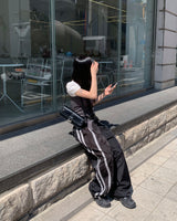 Unbalanced long Sleeveless