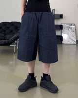 Lyn Pinstripe Carpenter Bermuda Pants
