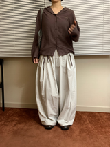Fog pintuck pants