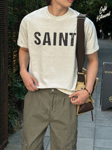 LMN Saints High Density Pig Washing Crop Short Sleeve Tee (4 colors)