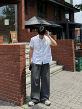 Oen Nylon Roll-Up Shirt