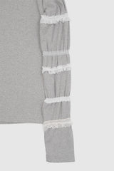Nocturne lace sleeve tee